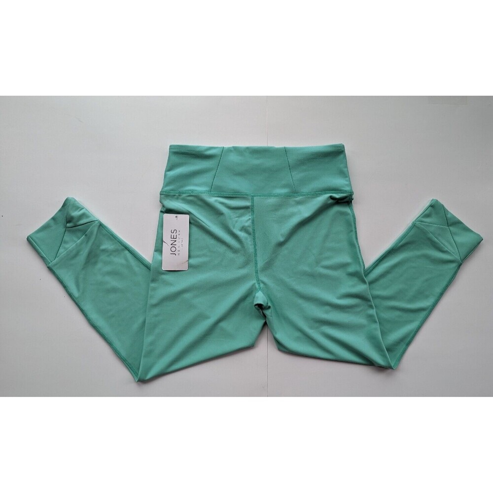 NEW Jones New York Sport Leggings Womens Large Green Stretch Yoga Pants